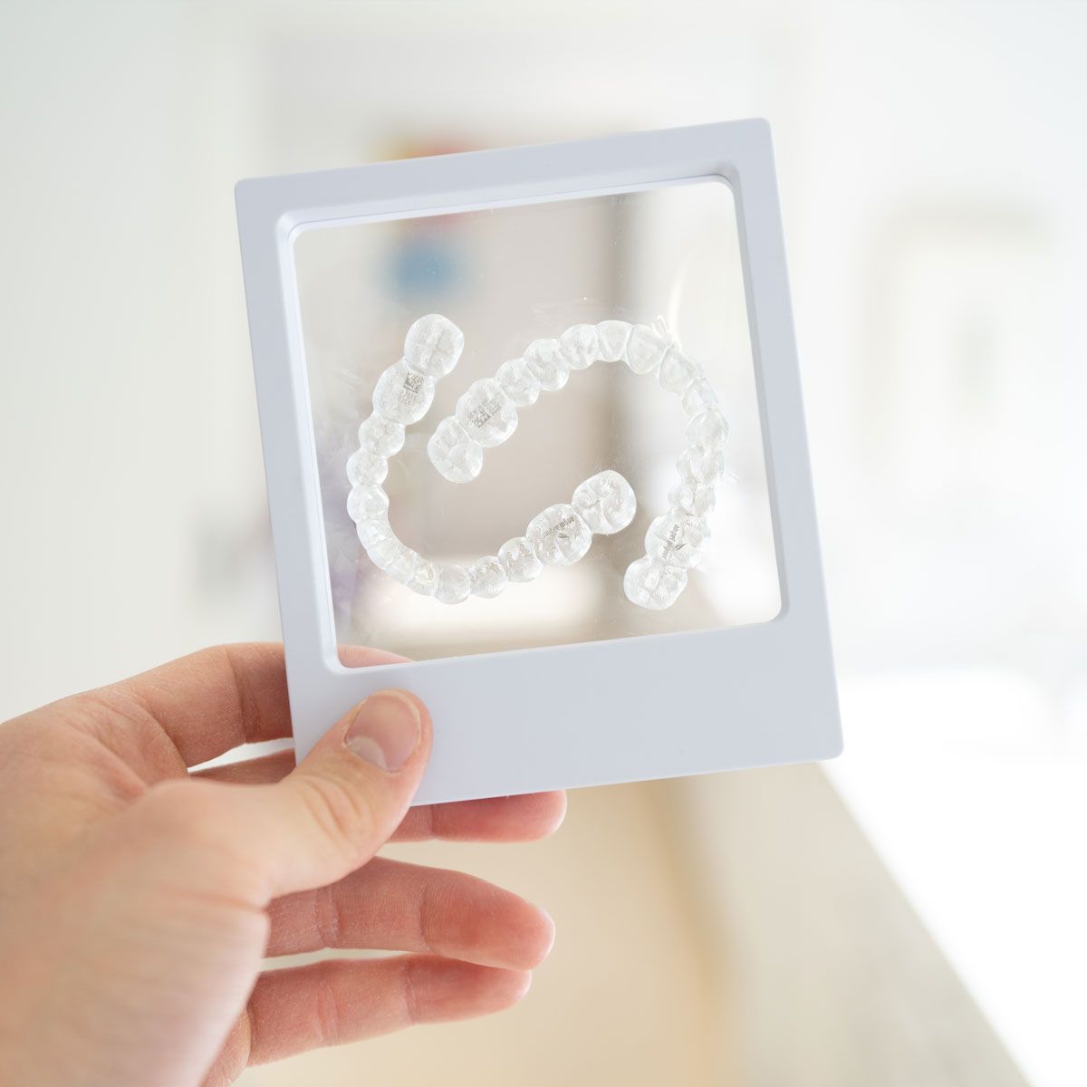 Transparente Aligner-Schiene